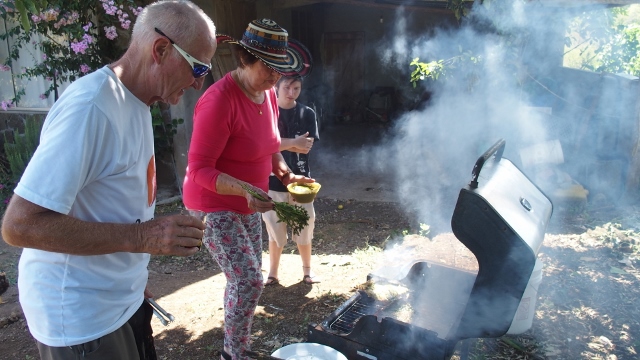 die us Kolumbie will im Chef bim Asado drirede
